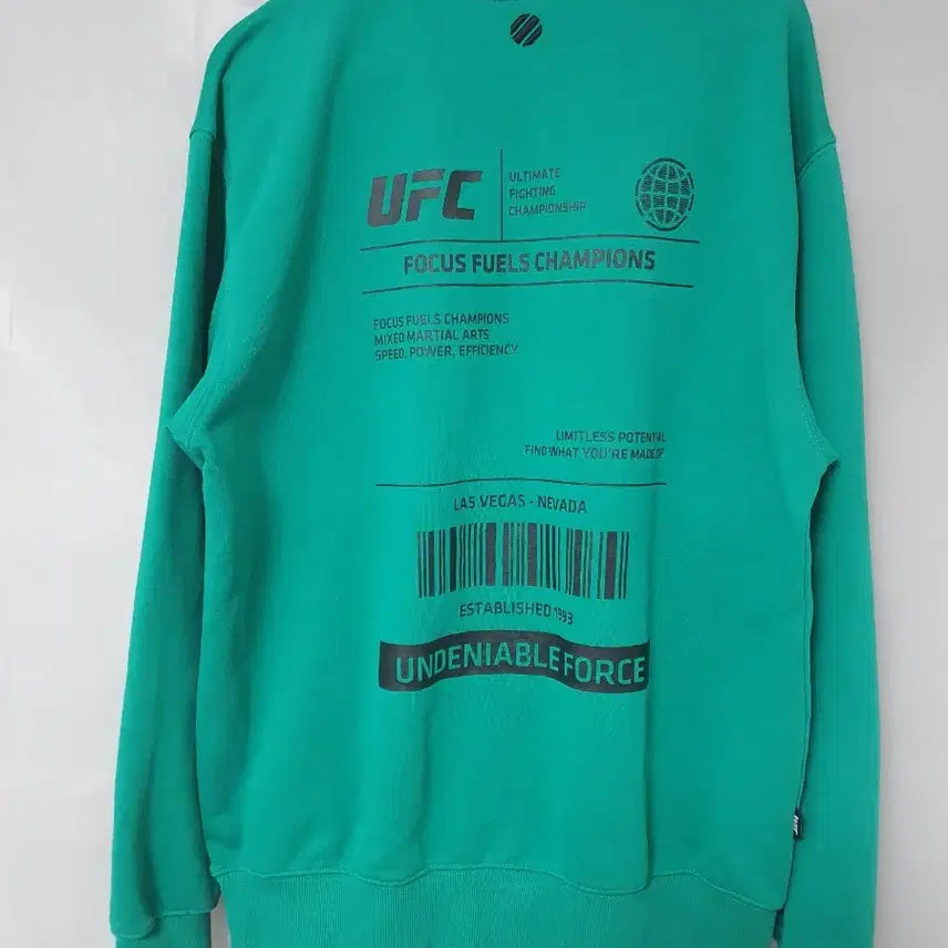[BUNJANG] UFC Graphic Sweatshirt Green / UFC 맨투맨 그린
