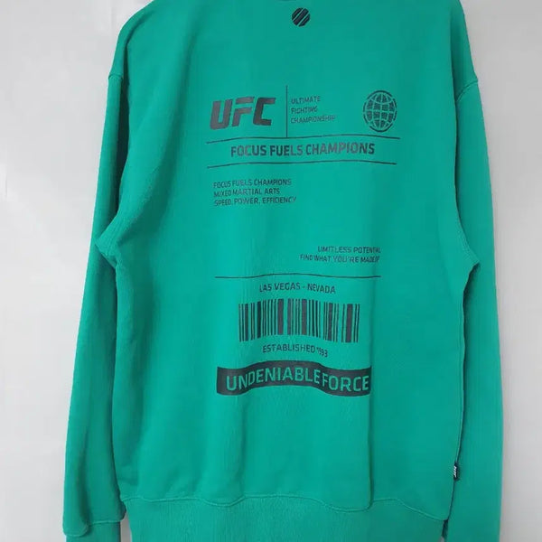 [BUNJANG] UFC Graphic Sweatshirt Green / UFC 맨투맨 그린