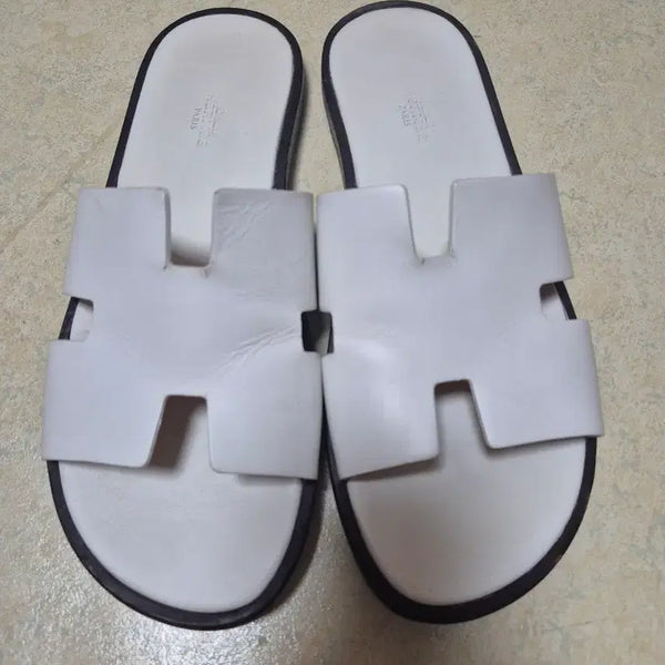 [BUNJANG] Hermes Izmir Slipper White Size 265 / 정품)에르메스 이즈미르 슬리퍼 265판매