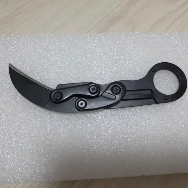 [BUNJANG] Folding Karambit Knife - Black / 카람빗 나이프 접이식 블랙