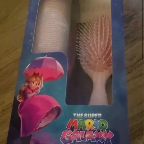 [BUNJANG] Amore Basic Super Mario Hair Roll Brush Set (Sealed) / 아모레베이직 슈퍼 마리오 헤어롤 브러쉬 세트 미개봉