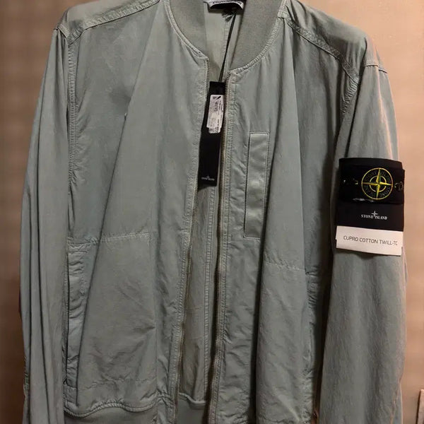 [BUNJANG] Stone Island Cupra Cotton Twill-TC Bomber Jacket (XL) / [XL] 스톤아일렌드 봄버
