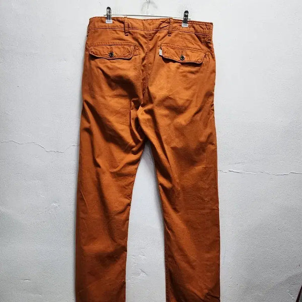 [BUNJANG] Levi's White Tab Orange Cotton Pants / 리바이스 화이트탭 오렌지색 면바지