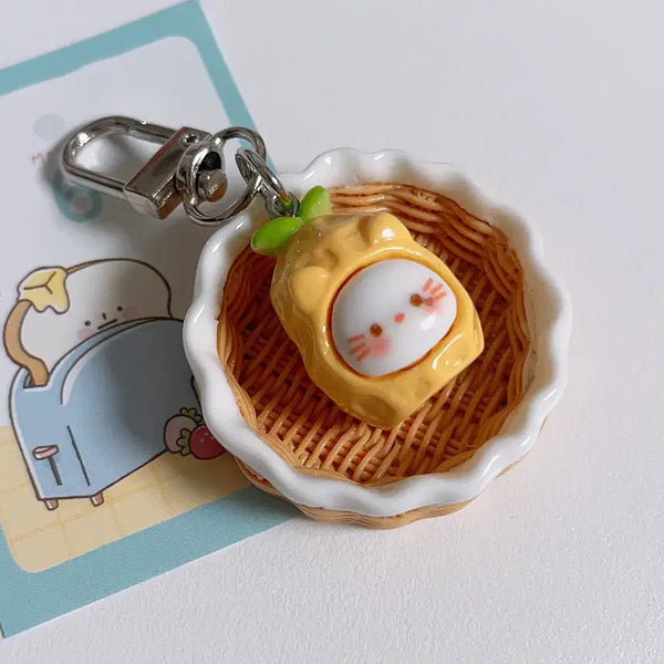 [BUNJANG] Handmade Hello Kitty Peanut Charm / (handmade) 키티 땅콩 키링