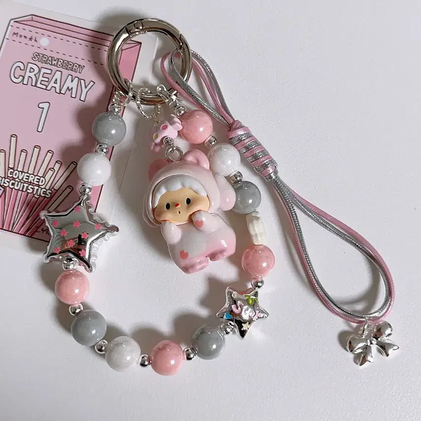 [BUNJANG] LuluDog Handmade Strap Keychain / (handmade) 루루독 스트랩 키링