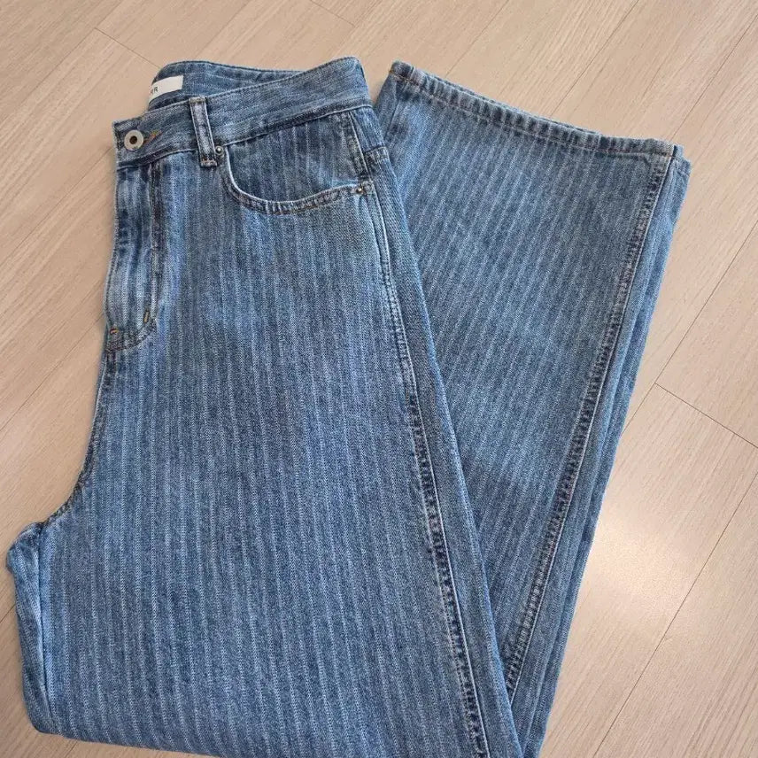 [BUNJANG] ORR Stripe Denim Pants / 오르 orr 스트라이프데님 520