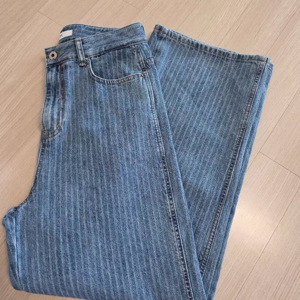 [BUNJANG] ORR Stripe Denim Pants / 오르 orr 스트라이프데님 520