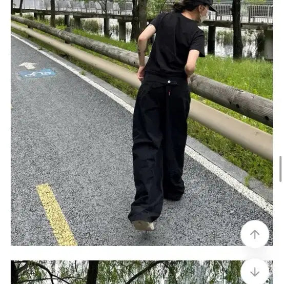 [BUNJANG] KIDO Wide Pants Black / 키도 와이드 팬츠