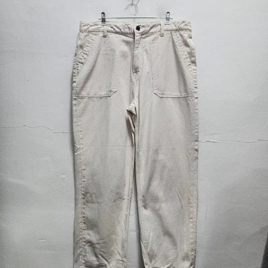 [BUNJANG] Uniform Bridge Beige Fatigue Pants XL / 유니폼브릿지 베이지 퍼티그팬츠