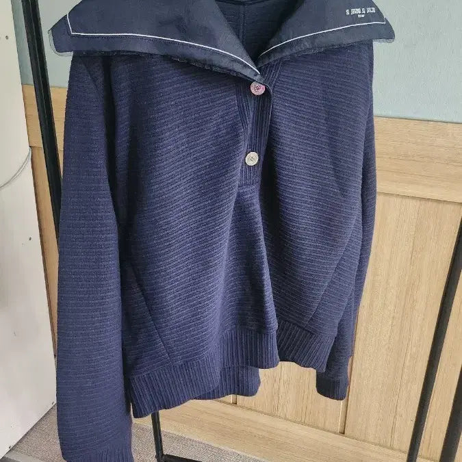 [BUNJANG] Sailor Collar Knit T-Shirt / SJ 세일러카라 니트티