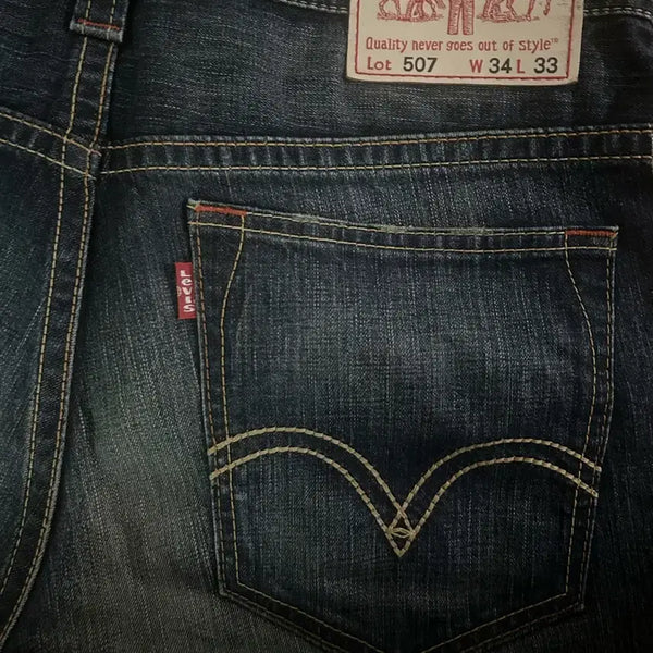 [BUNJANG] Levi's 507 Red Tab Jeans W34 L33 / 리바이스 507 레드탭 W 34 L 33