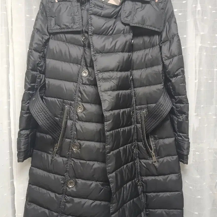 [BUNJANG] Burberry Brit Padded Coat Black / 버버리 브릿 패딩 코트 블랙