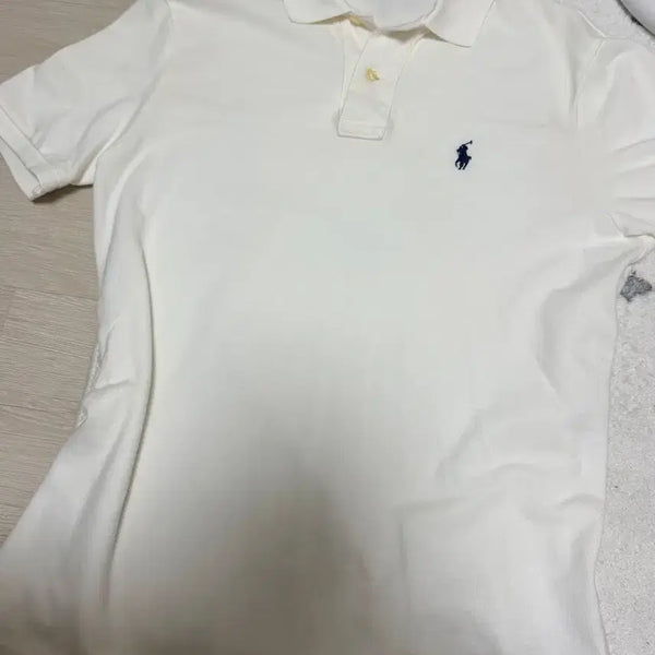 [BUNJANG] Polo Ralph Lauren Short Sleeve Polo Shirt White / 폴로 랄프로렌 반팔 카라티 화이트