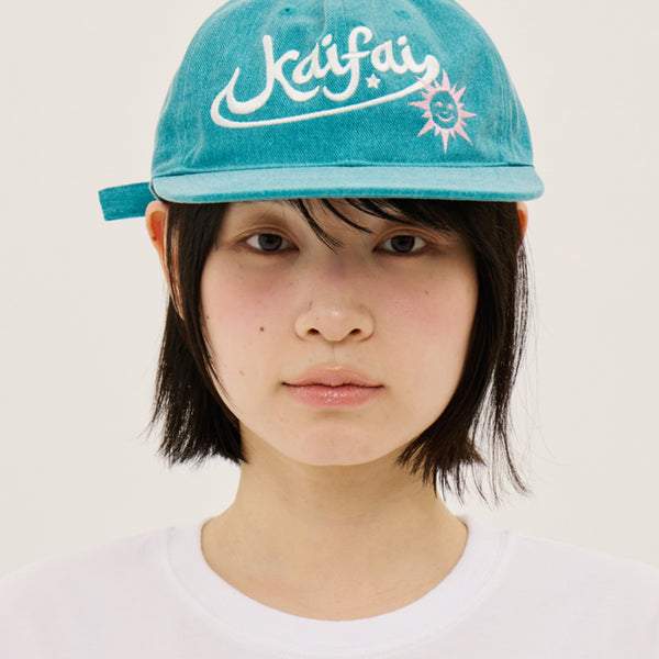 [BUNJANG] Kafai Day Logo Cap (Blue Green) / [카이파이] 데이 로고 캡 (블루 그린)