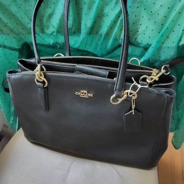 [BUNJANG] Coach Black Tote Bag / 코치 토트백 블랙