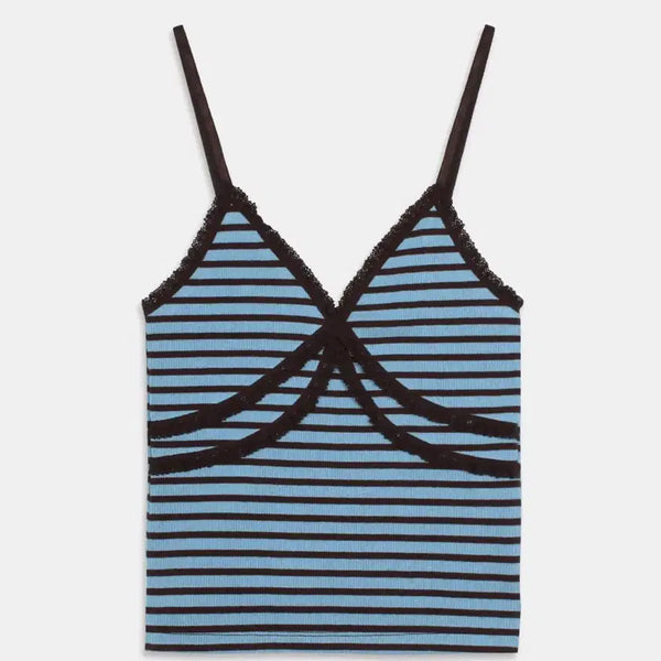 [BUNJANG] Headment Stripe Camisole Blue / 헤더먼트 스트라이프 캐미솔 블루