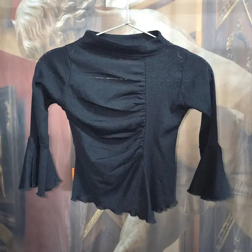 [BUNJANG] GOO.KOOL Mesh Half Sleeve Crop Top / GOO.KOOL 메쉬 하프슬리브 크롭탑