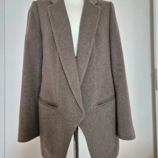 [BUNJANG] MICHAA Mohair Blend Tailored Jacket Brown / 모헤어 혼방 테일러드 자켓 브라운