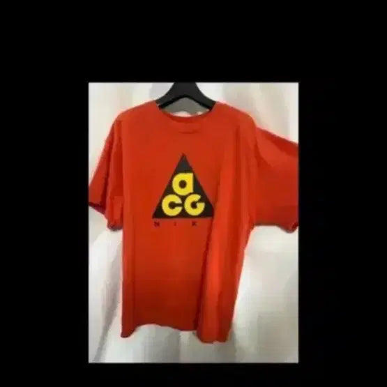 [BUNJANG] Nike ACG Big Logo Loose Fit T-Shirt Orange / 나이키 ACG 빅로고 루즈핏 반팔 티셔츠 오렌지