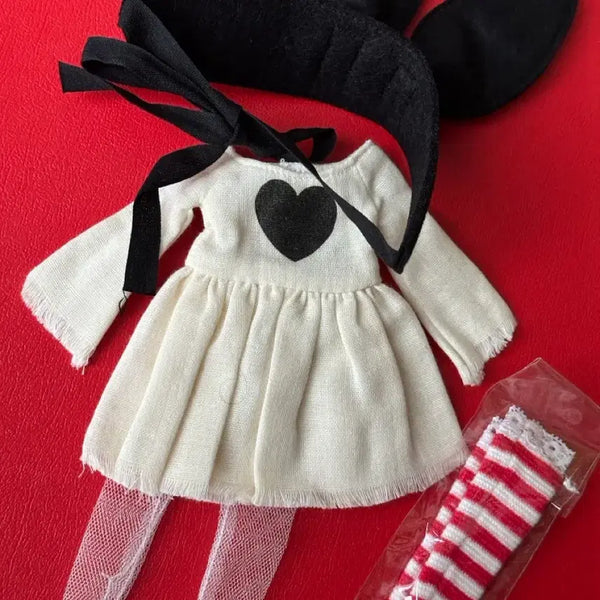 [BUNJANG] Neo Blythe Outfit - Classic Vintage Style - Japanese Artist Handmade / 네오 블라이스 의상 - 클래식 빈티지 스타일 - 일본작가 핸드메이드 제품