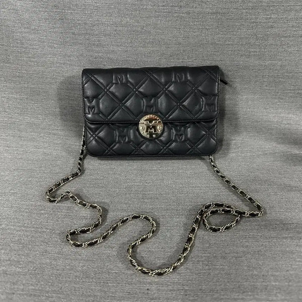 [BUNJANG] MCM Quilting Chain Crossbody Bag X81 / 메트로시티 퀄팅 체인 크로스백/X81