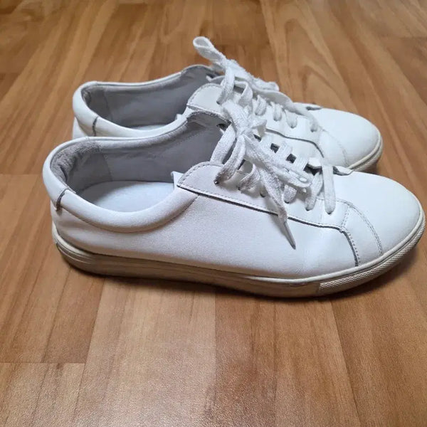 [BUNJANG] Sixfit White Sneakers / 화이트 스니커즈 250