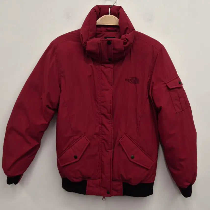 [BUNJANG] The North Face Women's Windstopper Short Padded Jacket Red Size 85 (S) / 노스페이스 여성 패딩 85사이즈