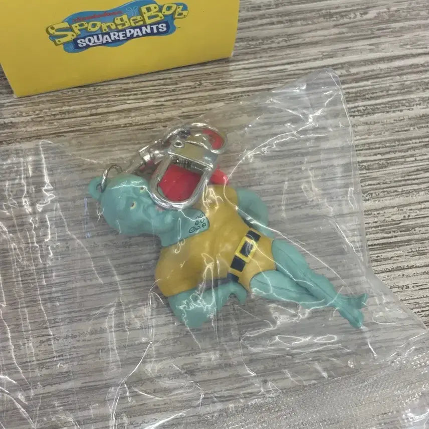 [BUNJANG] SpongeBob SquarePants Patrick Star and Squidward Tentacles Keychain / 근육빵빵 스폰지밥 징징이 키링 판매