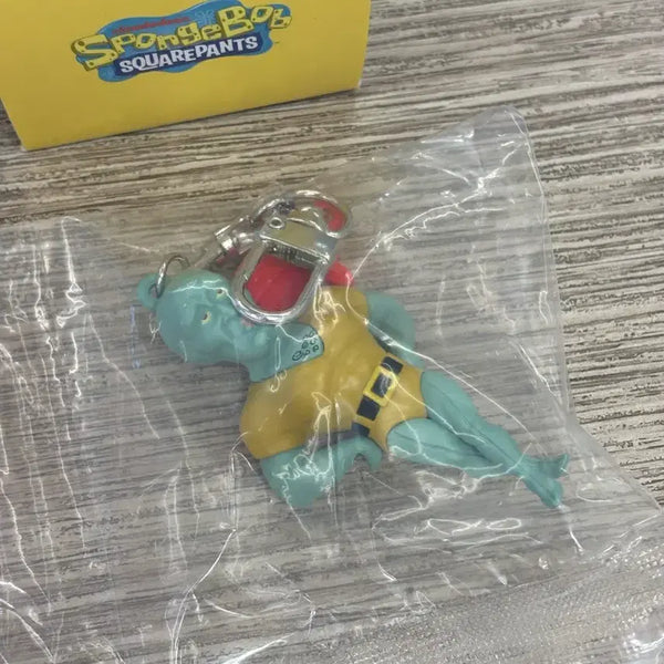 [BUNJANG] SpongeBob SquarePants Patrick Star and Squidward Tentacles Keychain / 근육빵빵 스폰지밥 징징이 키링 판매