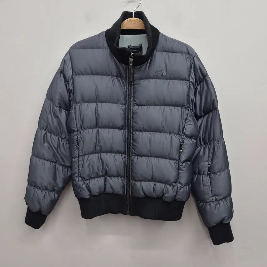 [BUNJANG] The North Face Women's Goose Down Short Puffer Jacket Silver Gray Size M (90) / 노스페이스 여성 패딩 90사이즈