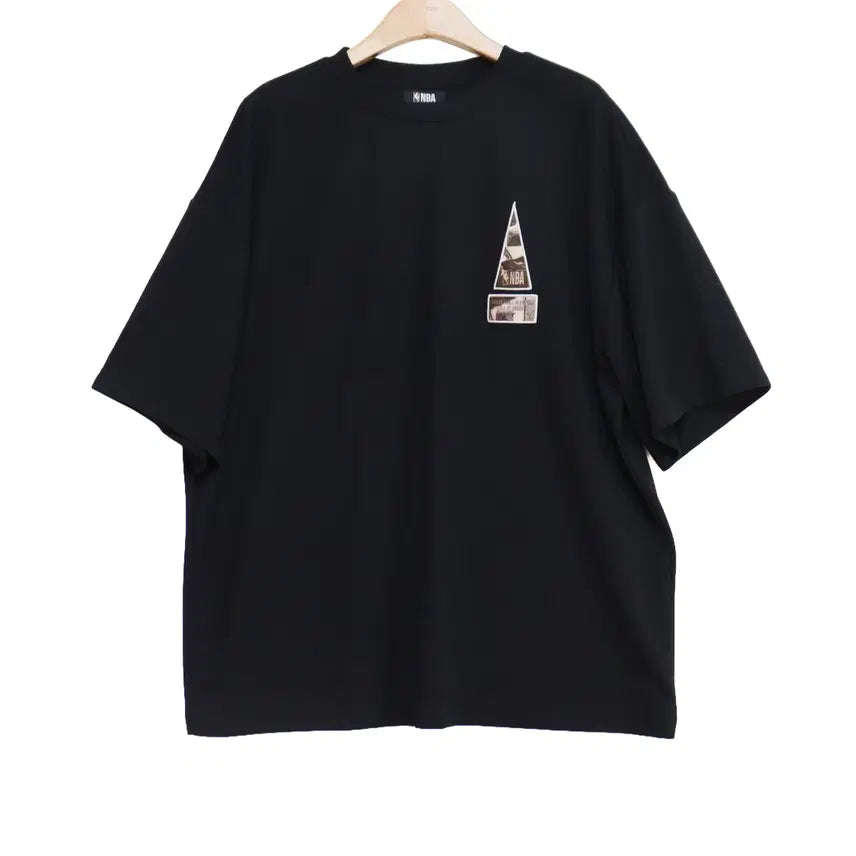 [BUNJANG] NBA Oversized Graphic T-Shirt Black L / NBA 오버핏 그래픽 반팔 티셔츠 블랙 L