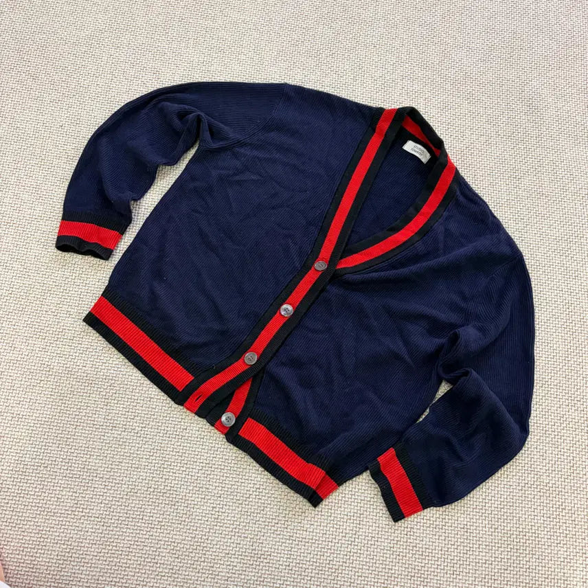 [BUNJANG] Studio Tomboy Colorblock Cardigan / F 스튜디오톰보이 배색 가디건 0902D1