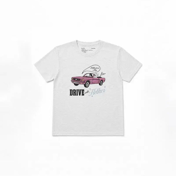 [BUNJANG] Headment Diagonal Collaboration Drive T-shirt / 헤더먼트 다이애그널 콜라보 드라이브 티셔츠