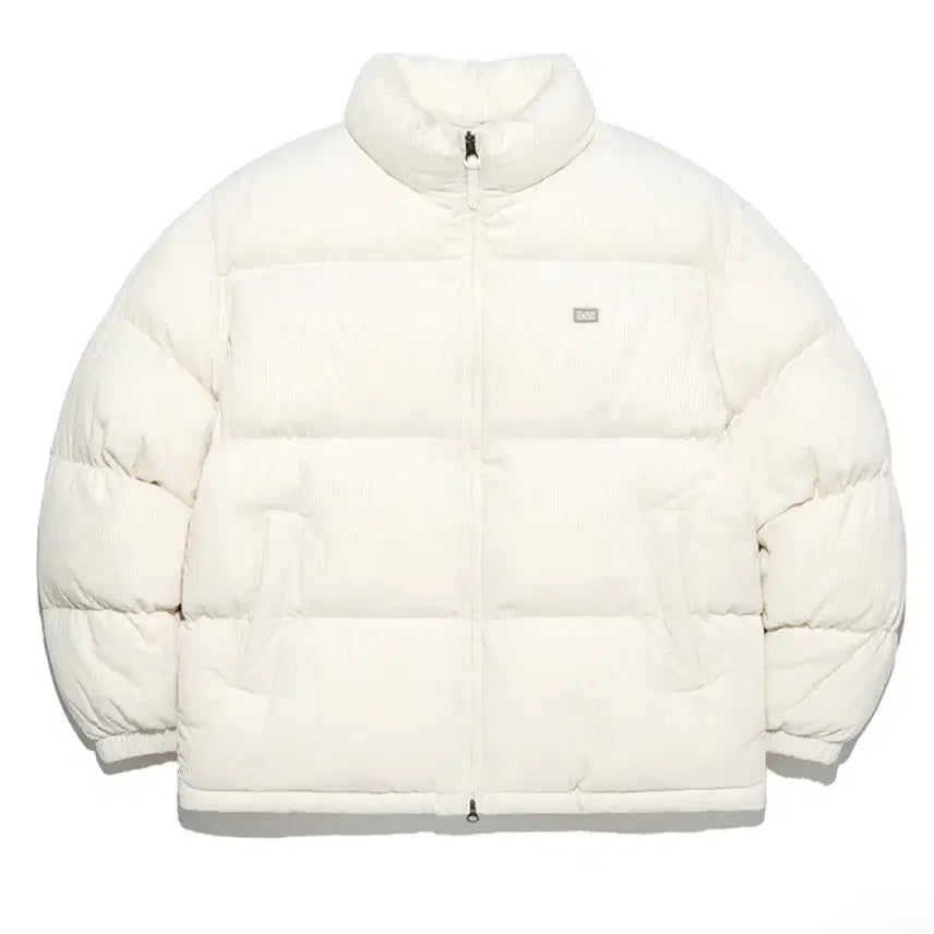 [BUNJANG] Ri Corduroy Padding Jacket Ivory M / (새상품 무배) 리 코듀로이 패딩 자켓 아이보리 M