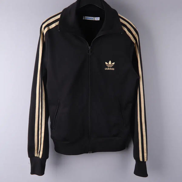 [BUNJANG] Adidas Women's Firebird Track Top Black/Gold P07299 (Size 95) / 아디다스 여성용 파이어버드 트랙탑 P07299 블랙+골드 (95)
