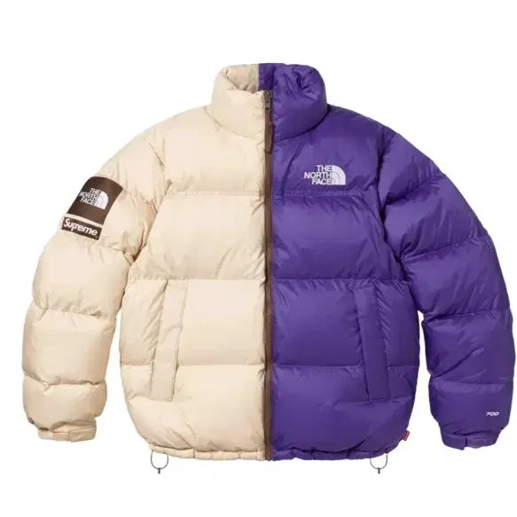 [BUNJANG] Supreme x The North Face Split Nupste Jacket Tan / 슈프림 x 노스페이스 스플릿 눕시 자켓 탄 - 24SS