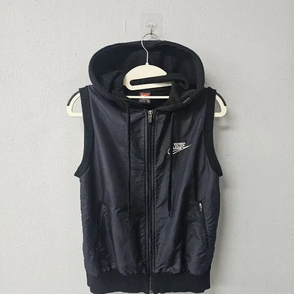 [BUNJANG] Nike Hooded Vest Black / 나이키 후드 조끼 블랙