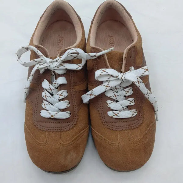 [BUNJANG] Brumas Suede Sneakers Brown 235 / 브루마스 스웨이드 스니커즈 브라운 235