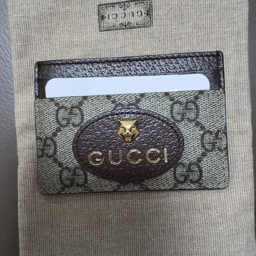 [BUNJANG] Gucci Odyssey Tiger Face Card Holder / 구찌 카드지갑