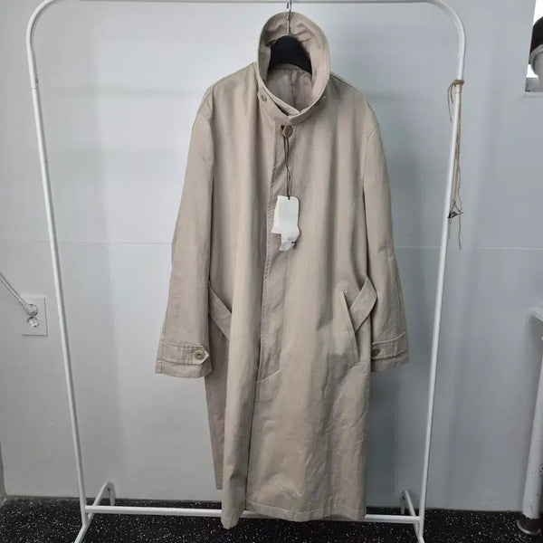 [BUNJANG] COOR Vented Trench Coat Men's L Beige / 쿠어 벤티드 트렌치코트[미사용] 남성L 6h31