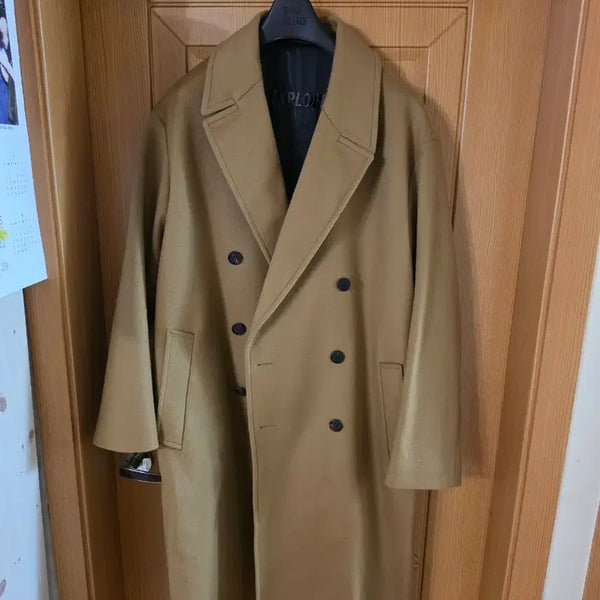 [BUNJANG] InSilence Double Coat Camel / 인사일런스 더블코트 카멜