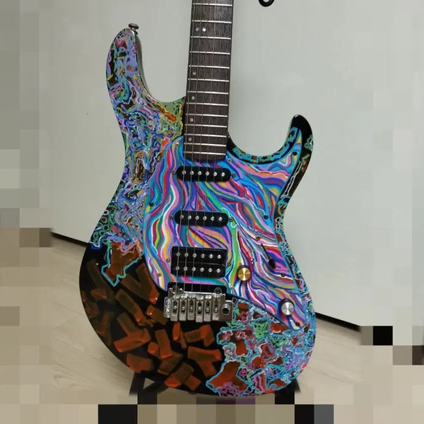 [BUNJANG] Custom Hand-Painted Cort G250 Electric Guitar / 일렉 기타 커스텀 핸드 페인팅 cort g250