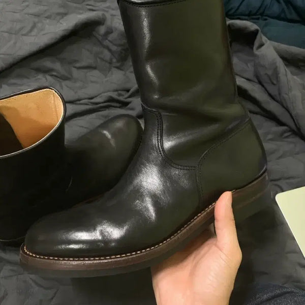 [BUNJANG] Rude Gallery Horsehide Western Engineer Side Zip Boots / 루드갤러리 말가죽 웨스턴 엔지니어 사이드집 부츠