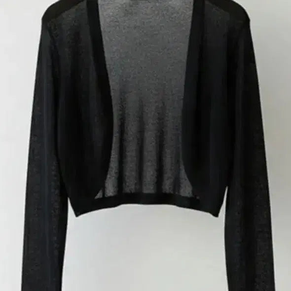 [BUNJANG] Ablie Cropped Cardigan Black / 에이블리 크롭기장 가디건 (블랙)