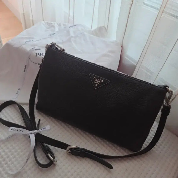 [BUNJANG] Prada Vitello Leather Crossbody Bag / 프라다 크로스백 비텔로 가죽