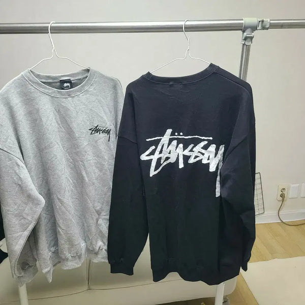 [BUNJANG] Stussy Sweatshirt Grey/Black / 스투시 맨투맨 그레이/블랙택다있습니다새상품남여가능