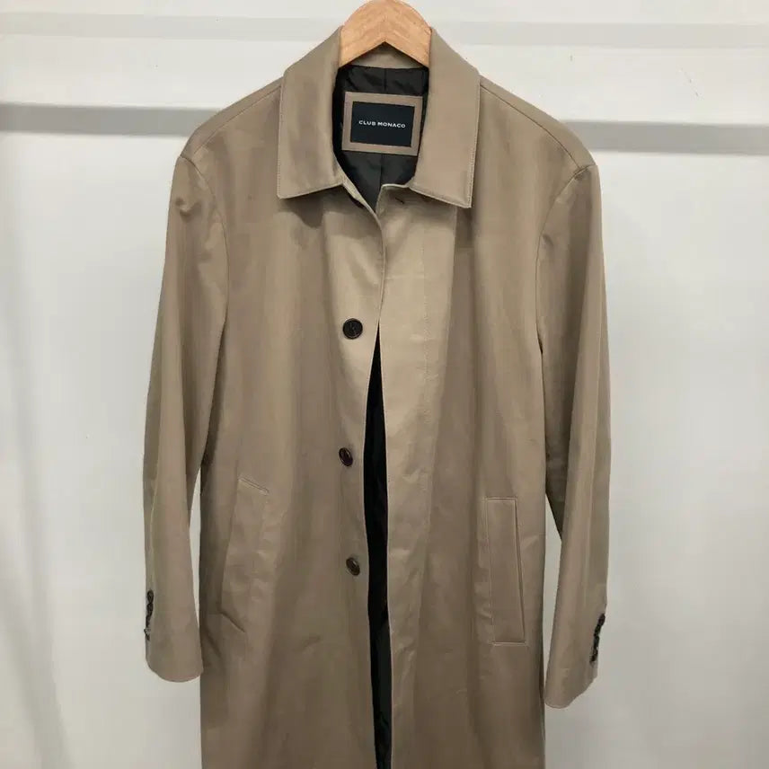 [BUNJANG] Club Monaco Beige Mac Coat 100 / 클럽모나코 춘추용 베이지 맥코트 100