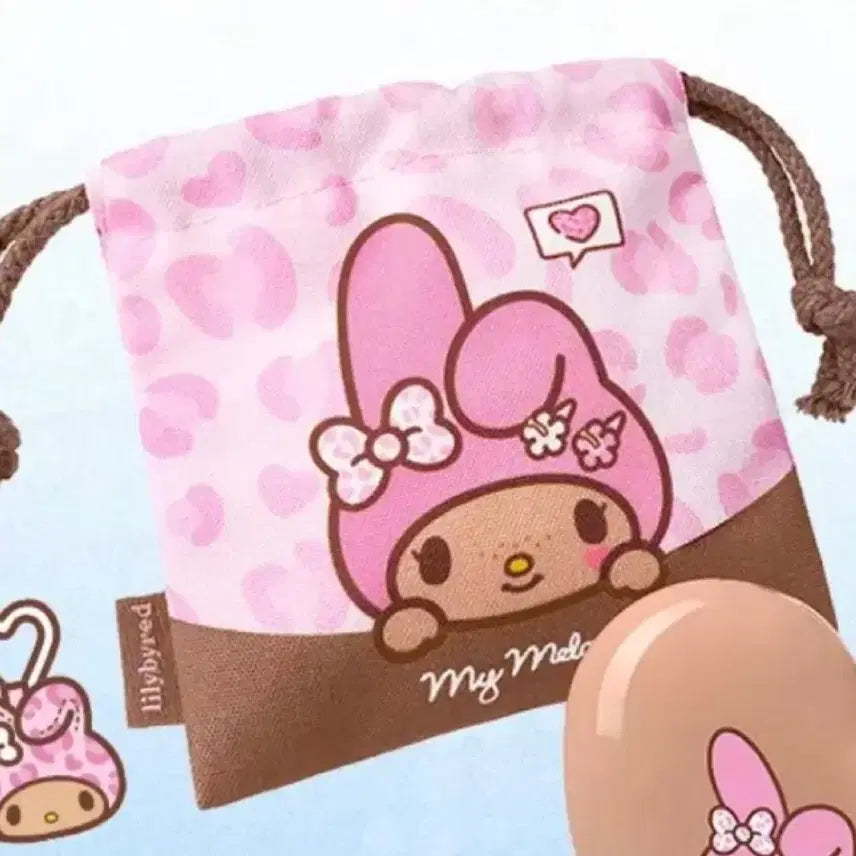 [BUNJANG] Sanrio My Melody x Lilybyred Mini String Pouch / 산리오 마이멜로디 태닝 올영 콜라보 릴리바이레드 미니 스트링 파우치