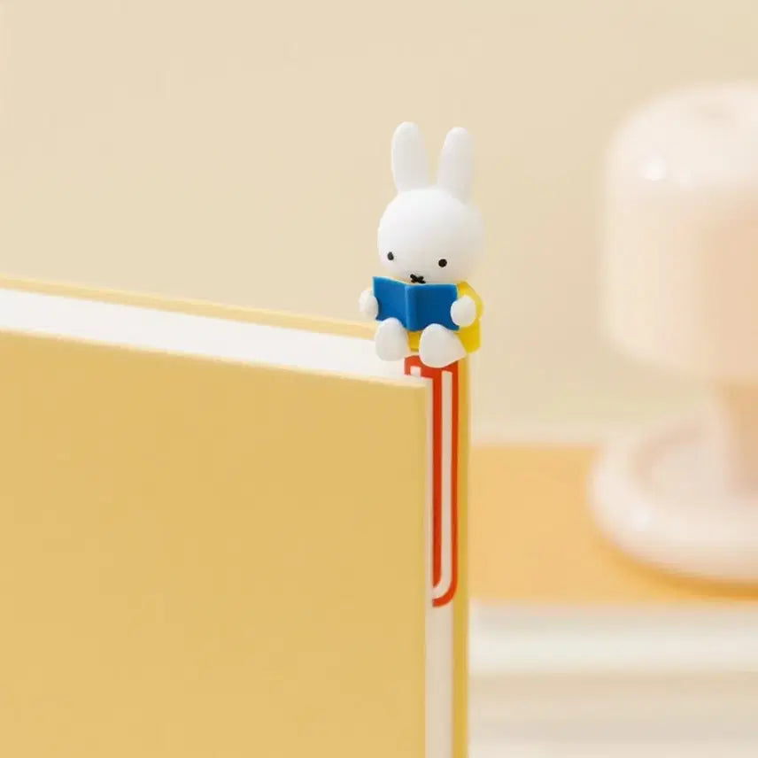 [BUNJANG] Miffy Orange Character Bookmark / 미피 피규어 북마크