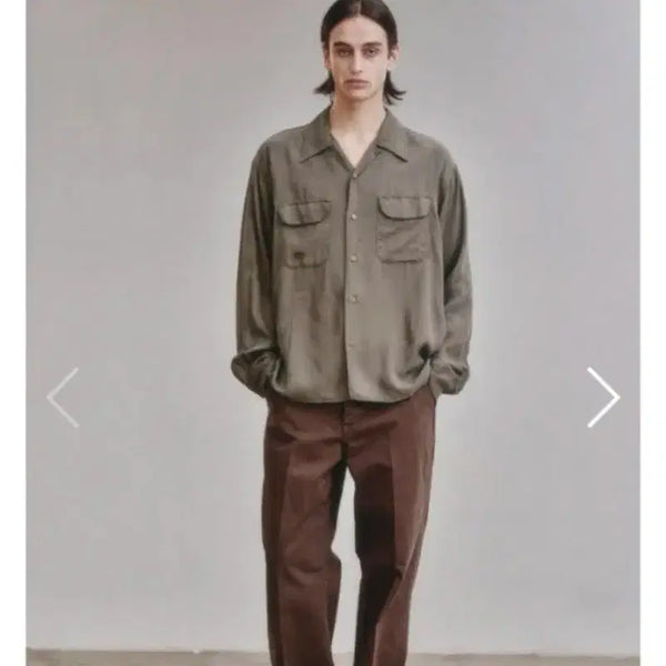 [BUNJANG] Artiface Tencel Two-Pocket Shirt Mud / [M] 아트이프액츠 텐셀 투포켓셔츠 머드